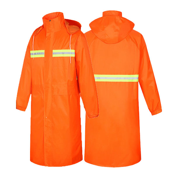 Thick long pvc one-piece raincoat