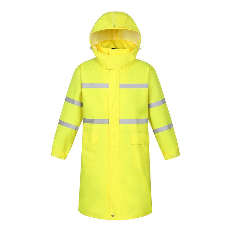 Adult one-piece PVC raincoat