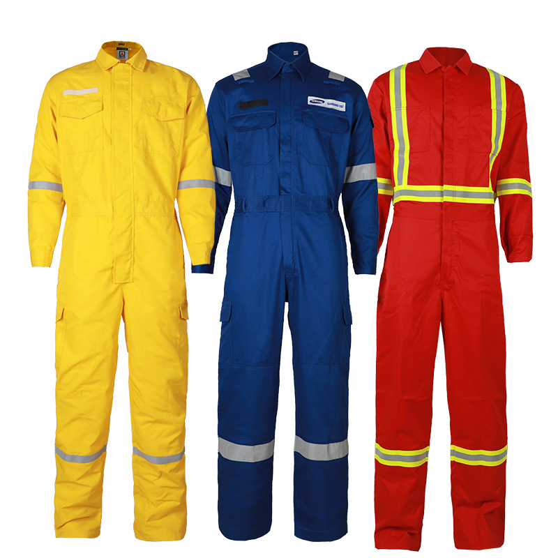 100% Cotton Reflective Safety Overall  Protective Clothing