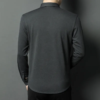 Easy Matching Business Tops Sheep Wool Thick Knitted Print Style Long Sleeve Casual Shirts - Image 4
