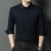Easy Matching Business Tops Sheep Wool Thick Knitted Print Style Long Sleeve Casual Shirts - Image 6